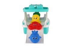 Teddies Čoln/prikolica v vodi, plastika z dodatki v mreži