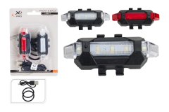 Kolesarska luč USB spredaj B&W + zadaj CRV set 2pcs.