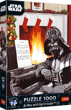 Trefl Puzzle Premium Plus: Vojna zvezd - Božič z Darth Vaderjem 1000 kosov 48x68,3cm