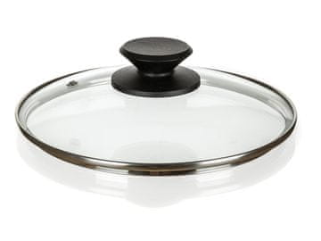 Stekleni pokrovi. AKCENT 28 cm z bakelitnim ročajem