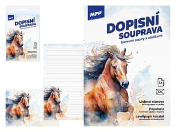 Pisarniški papir, barvni LUX 5+10 (Konj)