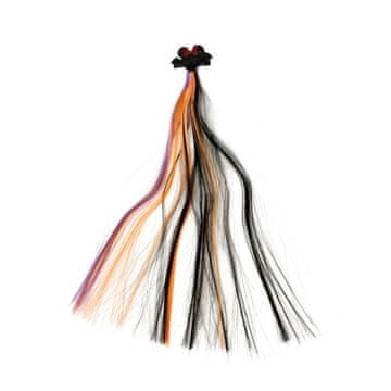 Sponka za lase z lasnim pramenom za noč čarovnic