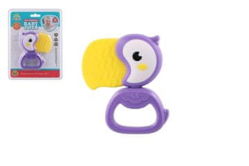 Tukanova ropotuljica plastika 9x11cm na kartici 0m+