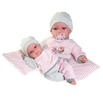 Antonio Juan 70331 TONETA - realistična dojenčkova lutka z zvoki in mehkim tekstilnim telesom - 34 cm