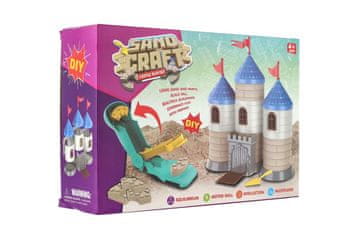 Komplet za gradnjo peščenega gradu iz plastike z dodatki