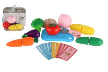 Deska za rezanje zelenjave v plastični mreži 18x15cm