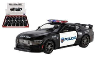 Avto Kinsmart 2024 Ford Mustang Dark Horse Police 1:38 kovina/plastik 13cm zložljiv