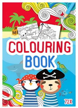 Pobarvanka 72 strani A4 pirati