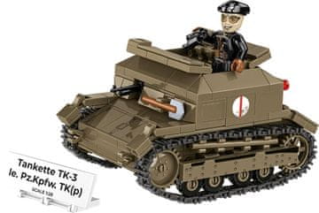 Cobi 2658 II. svetovna vojna Tankette TK-3, 1:28, 323 k, 1 f
