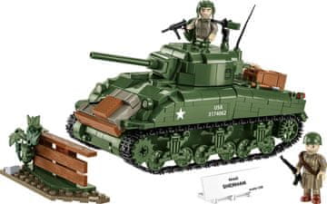 Cobi 3126 II. svetovna vojna M4A1 Sherman, 1:35, 663 k, 2 f