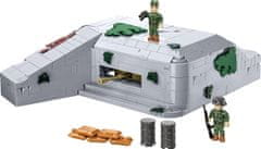 Cobi 3136 Druga svetovna vojna Nemški bunker Regelbau 667, 1:35, 642 k, 2 f