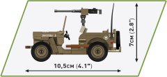 Cobi 3133 II WW Willys MB, 1:35, 132 k, 1 f