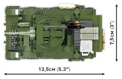 Cobi 3129 II. svetovna vojna M3 Stuart, 1:35, 511 k, 2 f