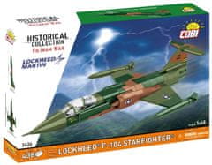 Cobi 2426 Vietnamska vojna Lockheed F-104 Starfighter, 1:48, 430 k