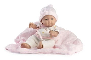 Guca 855 NEW BORN DOLL - realistična dojenčkova lutka z vinilnim telesom - 25 cm