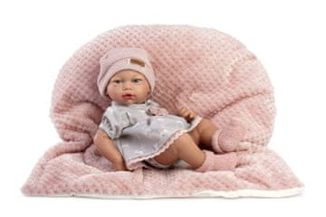 Guca 853 New BORN DOLL - realistična dojenčkova lutka z vinilnim telesom - 38 cm