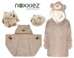 Cozy Noxxiez CH308 Bear - topla TV odeja s kapuco za otroke od 3 do 6 let