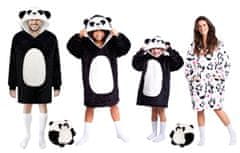 Cozy Noxxiez CH367 Panda - topla TV odeja s kapuco za najstnike in odrasle