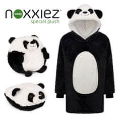 Cozy Noxxiez CH367 Panda - topla TV odeja s kapuco za najstnike in odrasle