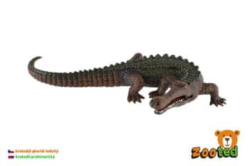 Krokodil gharial indijski plastični 17cm