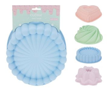 Silikonski kalup za peko meša oblike BABY, HEART, FLOWER, SPIRAL