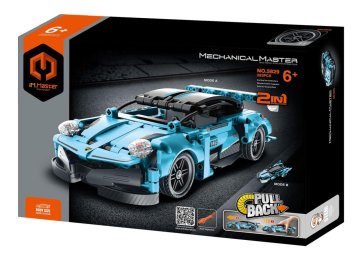 Gradbeni set iM.MASTER 2v1 obračalni avto 293 kosov