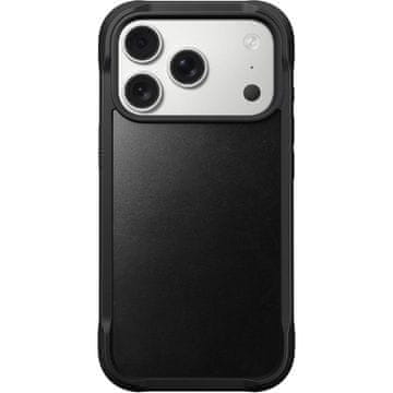 Nomad Robustno usnjeno ohišje za iPhone 17 Pro Black