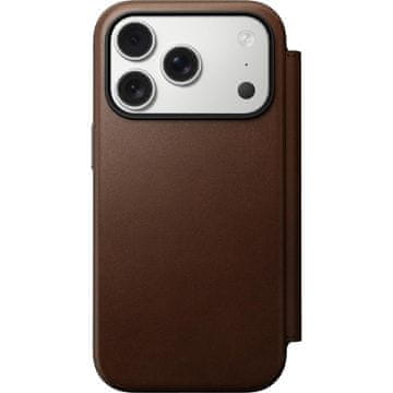 Nomad Modern Leather Folio iPhone 17Pro Brown