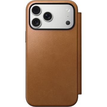 NOMAD Mod.Leather Folio iP17 Pro Max Angleško obarvan