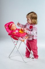 Wiky Visoki stol za lutke kovina/plastenke