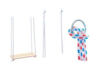 Gugalnica / gugalna deska les naravna 46x19cm nosilnost 80kg