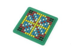 Teddies Mozaik kroglice s pinceto majhne 250 kosov plastike v škatli