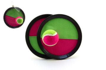 Teddies Igra z žogo Lambada/Catch z žogo na velcro 19cm