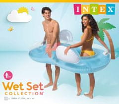 Intex Napihljiv ležalnik Dvojni krog 198 x 117 cm