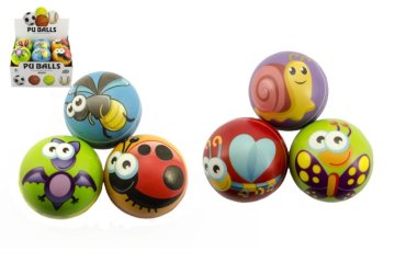 Teddies Penasta živalska žoga 10 cm