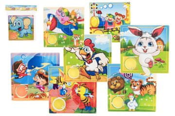 Teddies Plastična živalska sestavljanka 10 cm