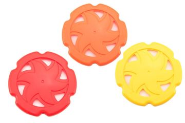 Teddies Leteči krožnik iz plastike premer 22 cm 3 barve
