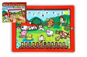 Teddies Moje prve živali na kmetiji - tablica za najmlajše / na baterije s svetlobo in zvokom v škatli