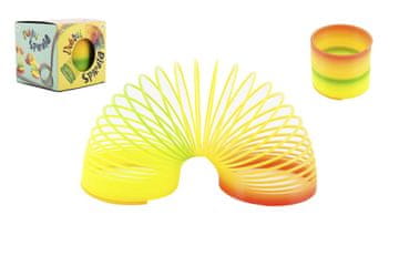 Teddies Spirala/spring mavrična plastika premera 7,5 cm