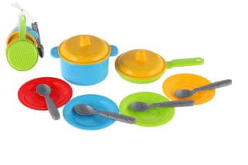 Teddies Komplet plastičnih posodic v barvah 12m+