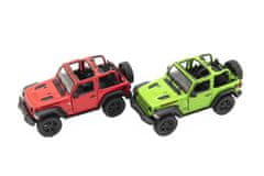 Kinsmart Avto Jeep Wrangler 2018 odprta streha 12cm kovina/plastik 4 barve na hrbtni strani
