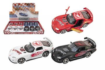 Kinsmart Avto Dodge Viper GTS-R 1:36 12,5cm kovina/plastik 4 barve za raztezanje v nasprotni smeri