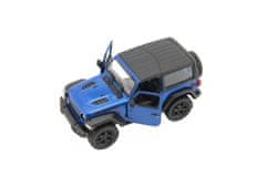 Kinsmart Avto Jeep Wrangler 2018 trda streha 12,5cm kovina/plastik 4 barve na hrbtni strani