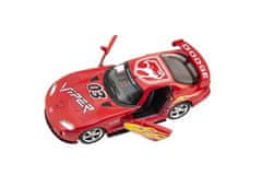 Kinsmart Avto Dodge Viper GTS-R 1:36 12,5cm kovina/plastik 4 barve za raztezanje v nasprotni smeri