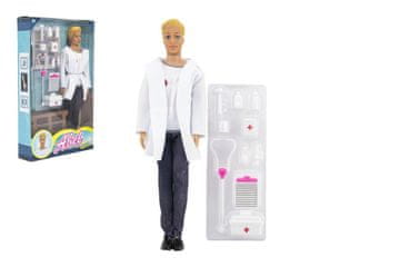 Teddies Plastična lutka Doktor 30cm z dodatki