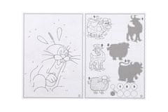 Akim barvna stran A4 Krtek se igra