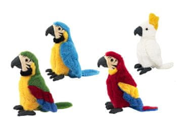 Teddies Plišasta papiga