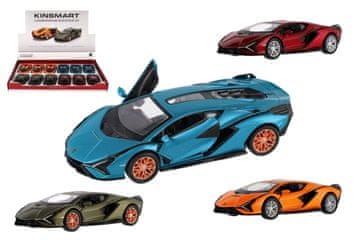 Kinsmart Car Lamborghini Sián FKP 37 kovina/plastenka 13cm 4 barve za izvlečno