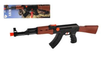 Teddies Pištola avtomatska pištola ARMY plastika 52cm na kartici