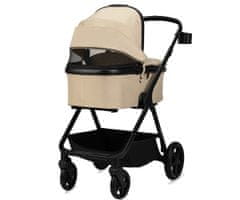 MoMi GISELLE Kombinirani voziček, bež, 2v1, 2024